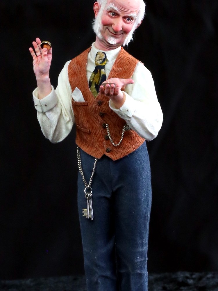 Toy Shopkeeper — face close-up